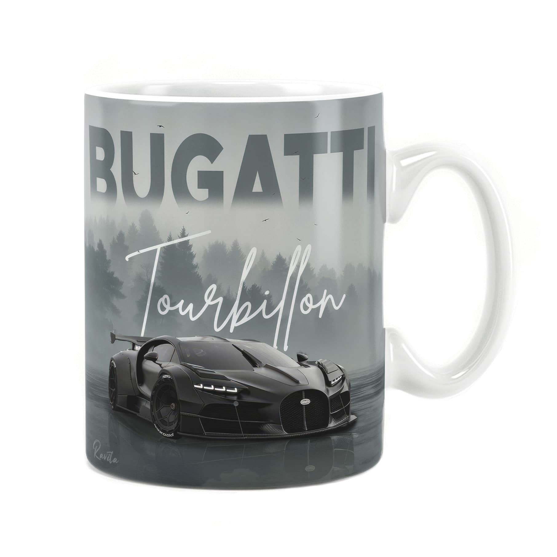 ماگ راویتا طرح بوگاتی توربیون – Bugatti Tourbillon کد 3870