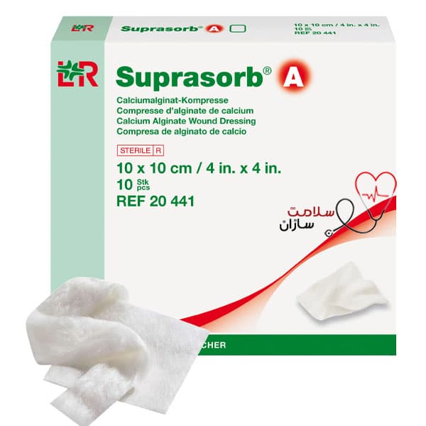 پانسمان آلژینات کلسیم سوپرازورب A لوهمن روشه 10*10