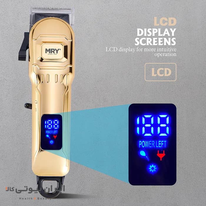 ماشین اصلاح موی سر و صورت شارژی MRY مدل QR‑809C — تصویر ۷