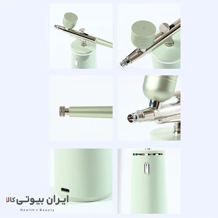 دستگاه اکسیژن و آبرسانی پوست کارینا مدل QZYY02 — تصویر ۹