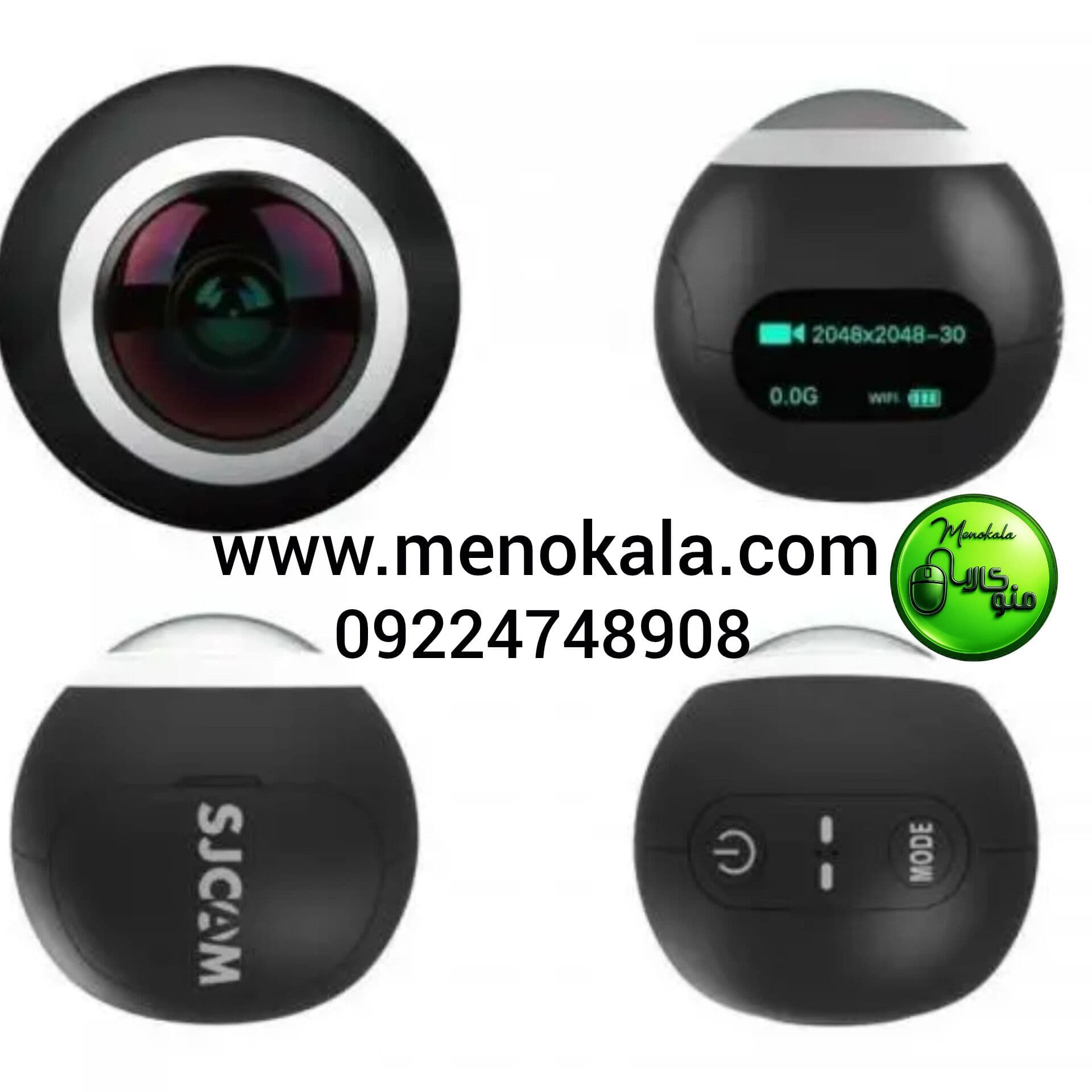 دوربین ورزشی اصل SJ360 پانورامیک | دوربین 360 درجه WiFi با فیلمبرداری 2K