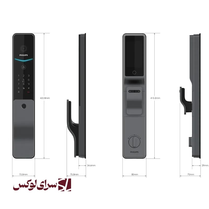 دستگیره هوشمند فیلیپس DDL720-MVP-17HWS — تصویر ۸