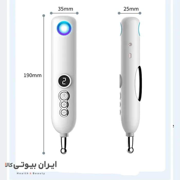 قلم طب سوزنی و ماساژور کارینا مدل LR407 — تصویر ۹