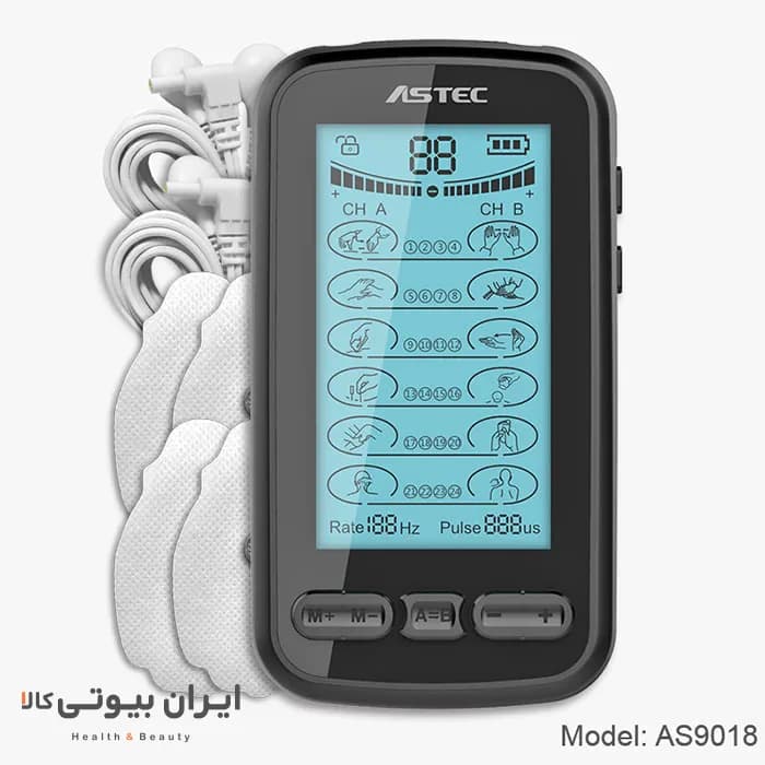 دستگاه فيزيوتراپى و تنس عضلانی کارینا مدل AS9018 — تصویر ۹