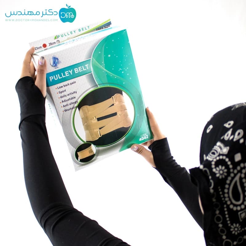 کمربند طبی قرقره ای سماطب کد 4042 — تصویر ۳