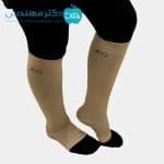 جوراب واریس کفی دار زیر زانو AD سما طب کد 7016 — تصویر ۱۱