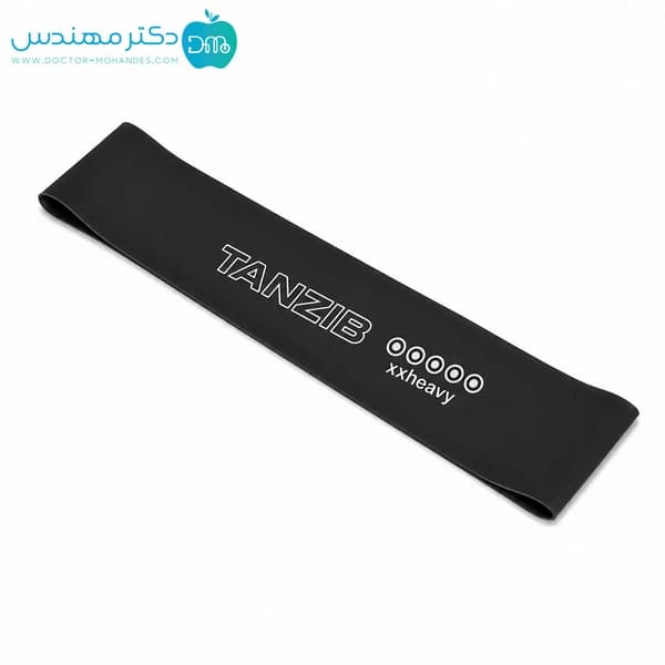 کش مینی لوپ لاتکس رنگ مشکی ضخامت 1.1 تن زیب — تصویر ۲