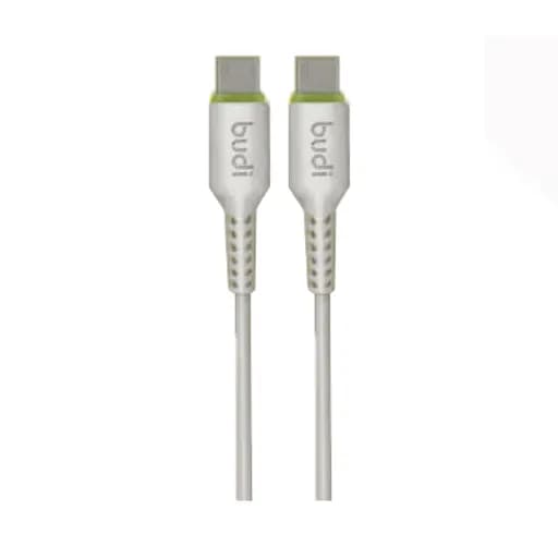 کابل شارژ و دیتا Type-C به Type-C فست PD 65W 1m بودی مدل DC158TT10 با گارانتی 18 ماهه (6 ماه تعویض)