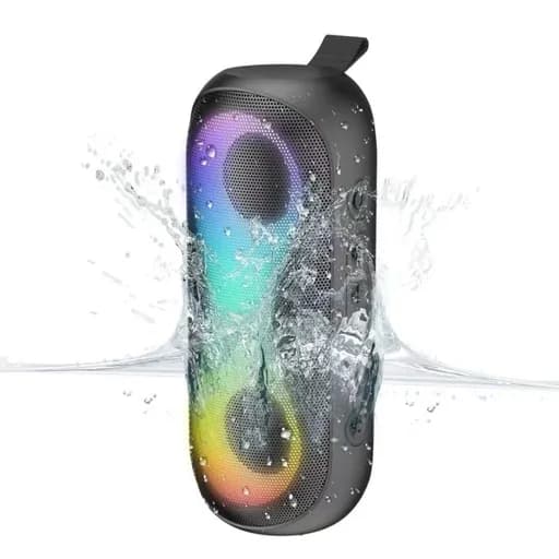 اسپیکر بلوتوثی قابل حمل بودی ۳۰ وات ضدآب RGB مدل SP07B با گارانتی 18 ماهه (6 ماه تعویض) — تصویر ۶