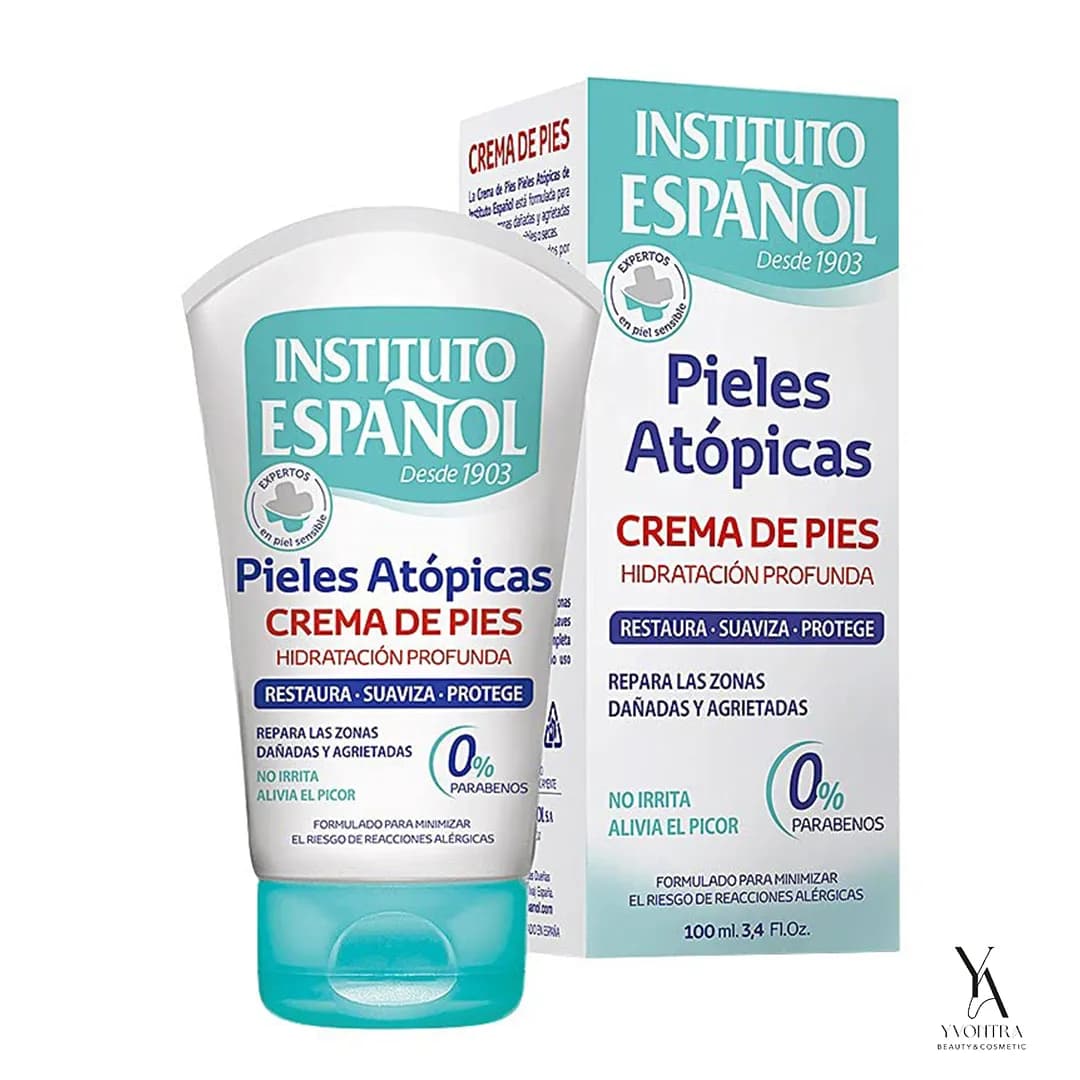 کرم ترک پا آتوپیک اسپانول INSTITUTO ESPANOL مناسب انواع پوست حجم 100 میل — تصویر ۲