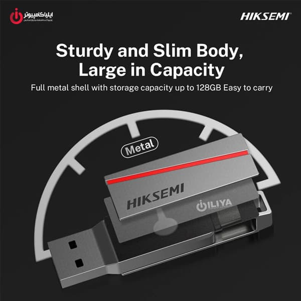 فلش مموری USB3.2 هایکسمی مدل HIKSEMI HS-USB-E307C 64G U3 — تصویر ۵