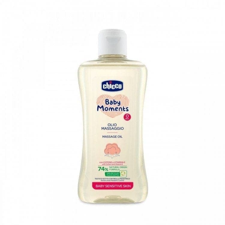 روغن ماساژ کودک چیکو CHICCO مدل Sensitive Skin 74 حجم 200 میل — تصویر ۱۰