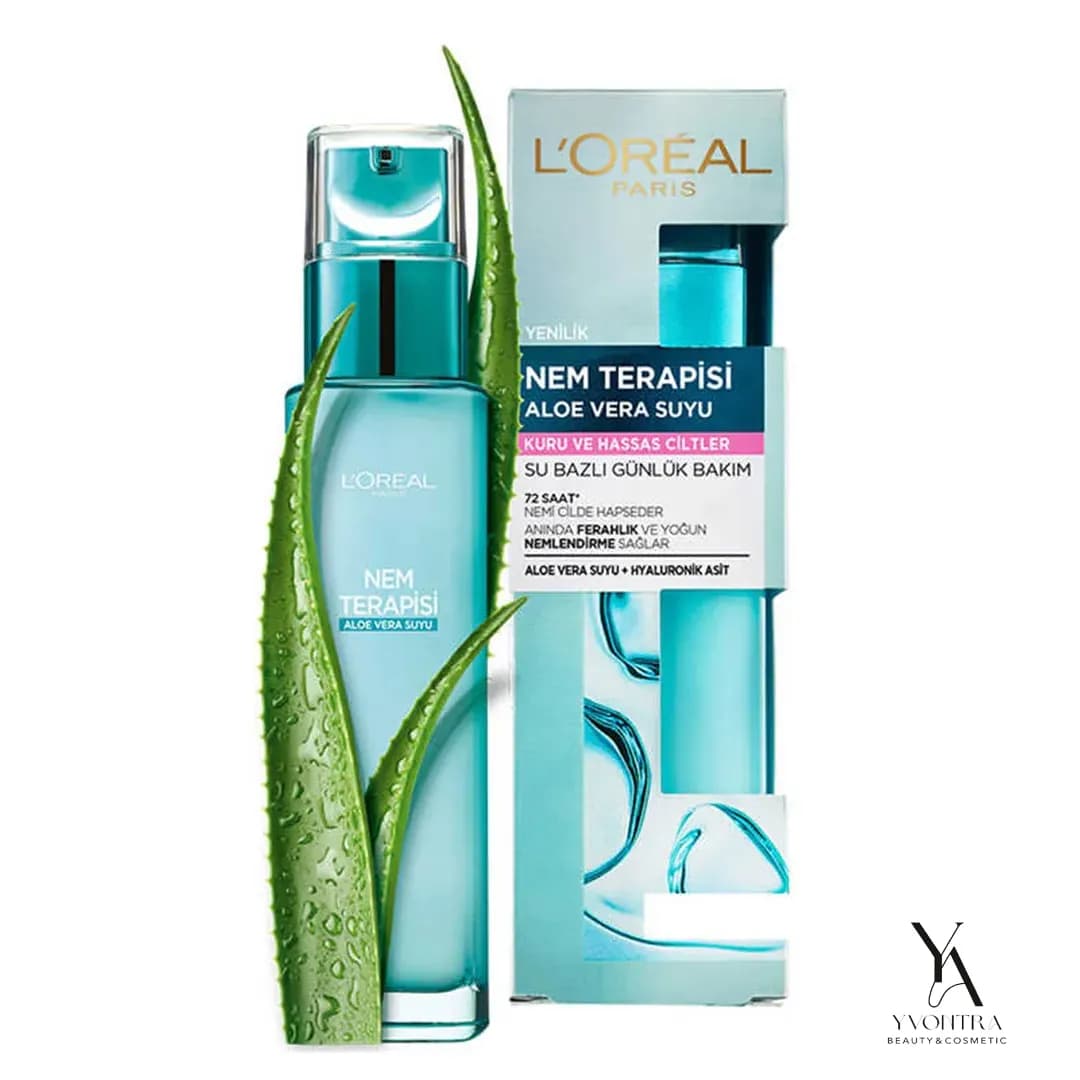 سرم آبرسان آلوئه ورا لورآل Loreal مناسب برای پوست خشک و حساس 70 میل — تصویر ۸