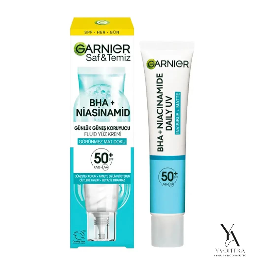 ضد آفتاب مات حاوی نیاسینامید مخصوص پوستهای چرب گارنیر Garnier با spf50 حجم 40 میل — تصویر ۲
