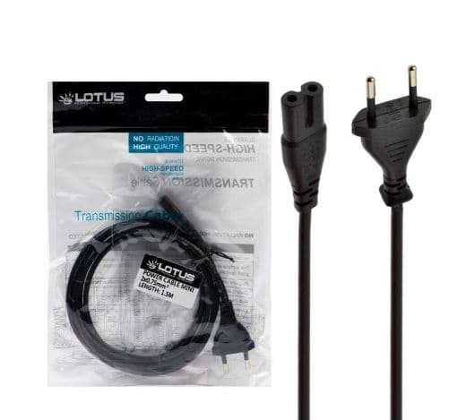 کابل برق Lotus 2pin 1.5m — تصویر ۴