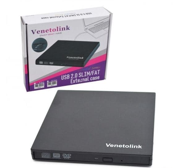 باکس دی وی دی رایتر اسلیم USB2.0 Venetolink