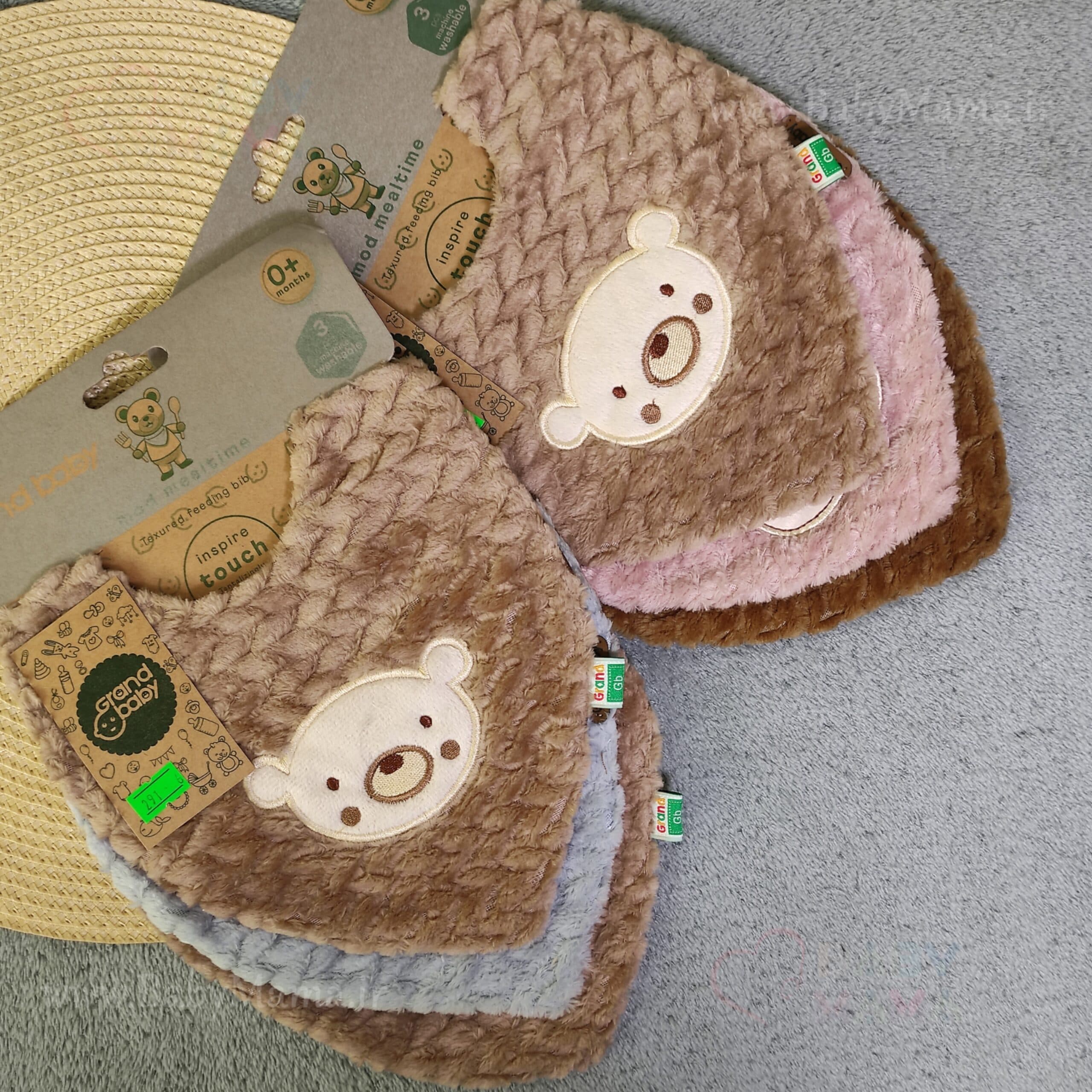 پیش بند پولیشی گلدوزی خرس Grand baby — تصویر ۲