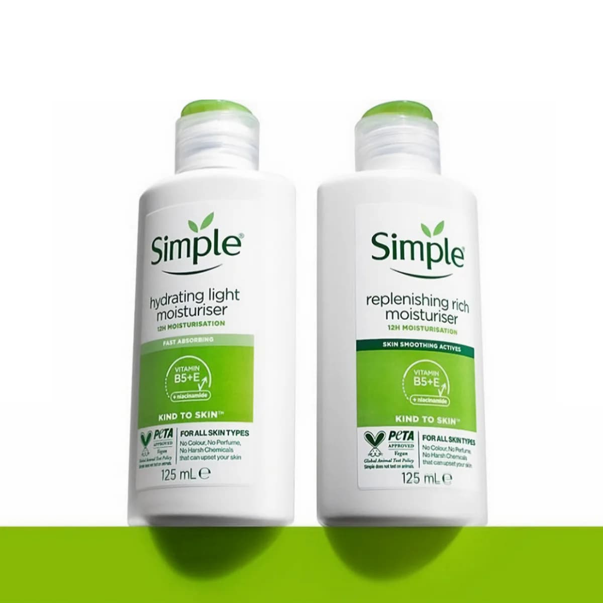 کرم مرطوب کننده و آبرسان سیمپل مدل ریچ Simple replenishing rich Monsturiser حجم125میل — تصویر ۹