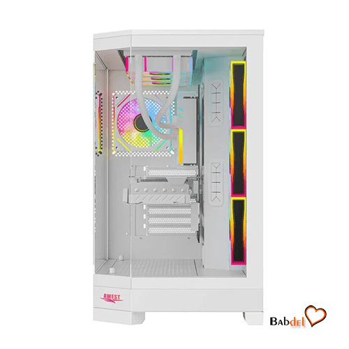 کیس کامپیوتر گیمینگ اوست CASE GAMING AWEST GT AQ1 MW BTF — تصویر ۷