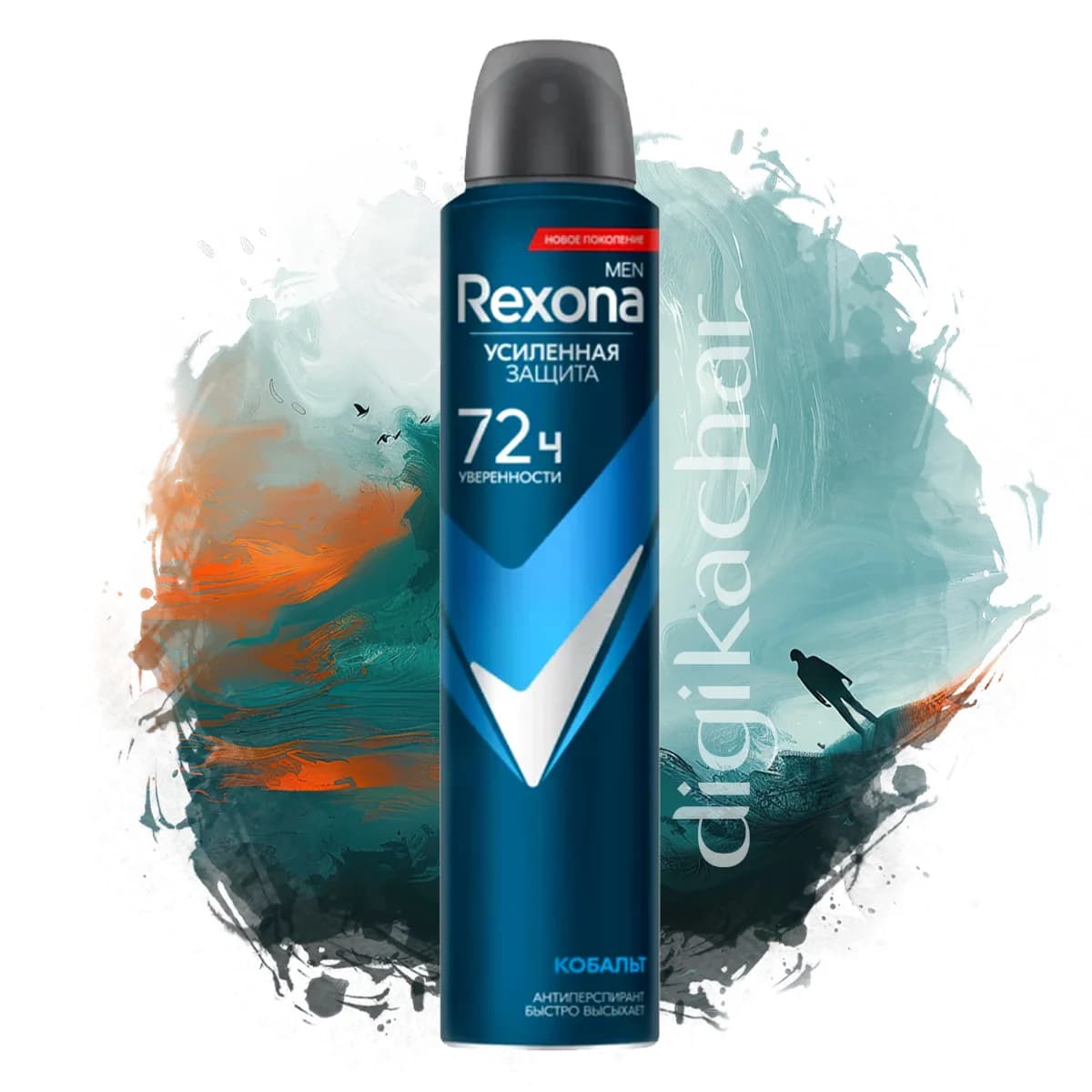 اسپری ضد تعریق مردانه رکسونا مدل Rexona COBALT 72 حجم 200 میلی لیتر