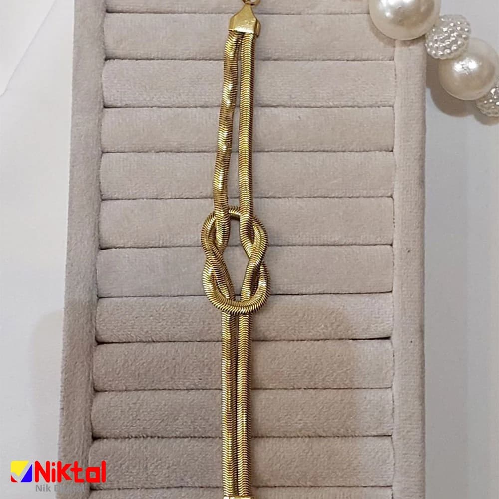 دستبند گرهی B128 | دارای قفل خرچنگی و طول ۱۹ سانتیمتر — تصویر ۶