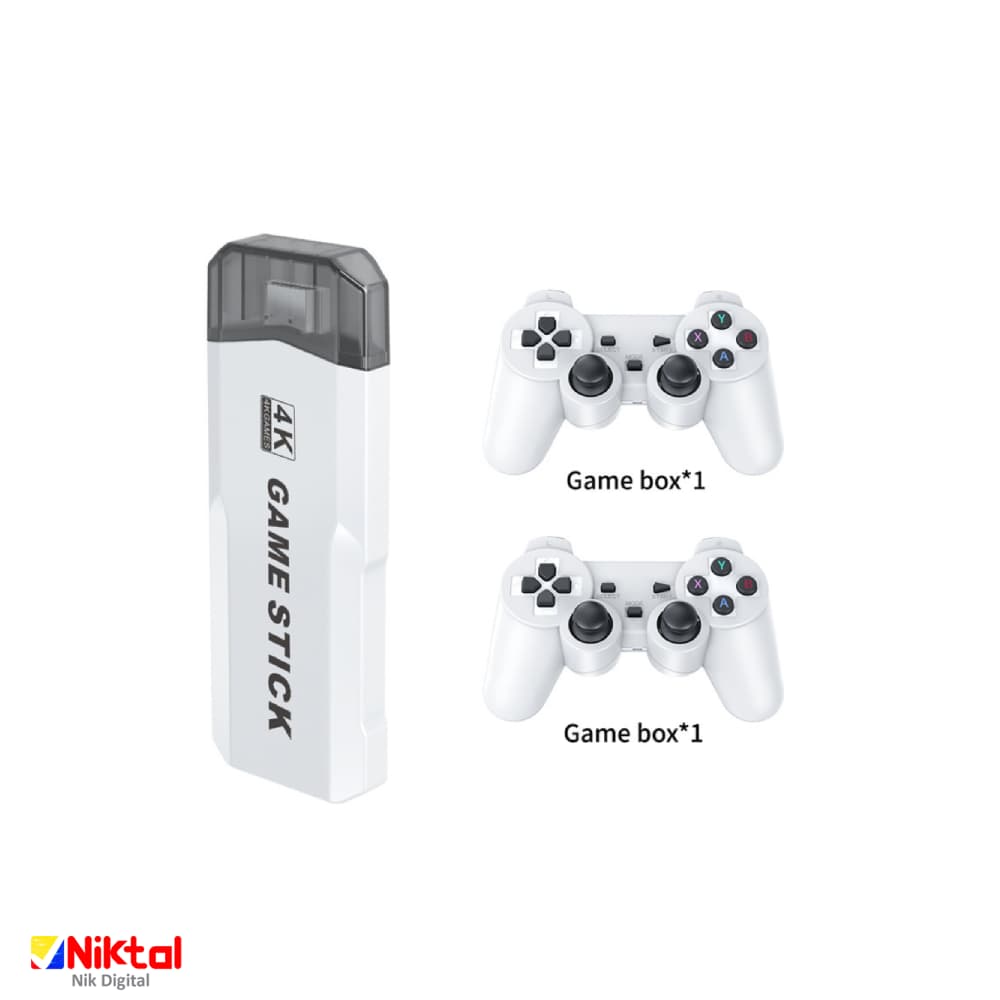 کنسول بازی M2 Game Stick | کنسول بازی HDMI با ۲ دسته بیسیم، کیفیت 4K — تصویر ۱۲