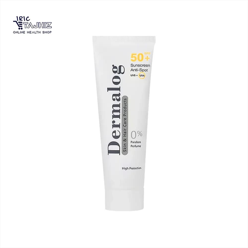 کرم ضد آفتاب ضد لک بی رنگ درمالوگ SPF50