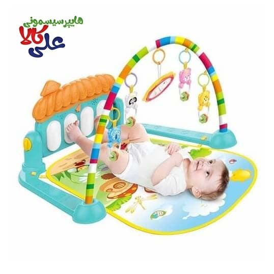 تشک بازی و پلی گیم پیانویی هانگر مدل کلبه Huanger 639 — تصویر ۳