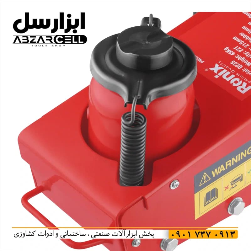 جک سوسماری بادی 22 تن رونیکس RH-4949 – اصل – ارتفاع 43 سانتی متر — تصویر ۷