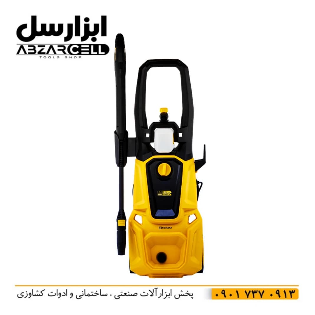 کارواش 160 بار خودمکش 2200 وات کنزاکس 6521| مناسب برای کارواش و سمپاشی — تصویر ۳