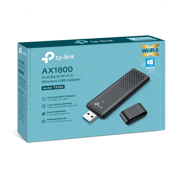 کارت شبکه USB بیسیم و دوباند AX1800 تی پی لینک مدل TpLink Archer TX20U — تصویر ۶