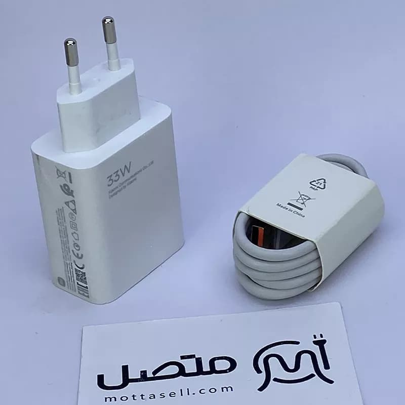 شارژر اصلی سرکارتنی 33 وات توربو شارژ MDY-11-EZ شیائومی همراه با کابل تایپ سی — تصویر ۳