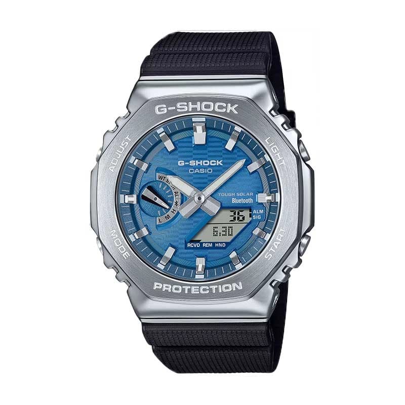 ساعت مچی عقربهای-دیجیتال جیشاک کاسیو مدل GBM-2100A-2B (سری Tough Solar & Bluetooth) — تصویر ۲
