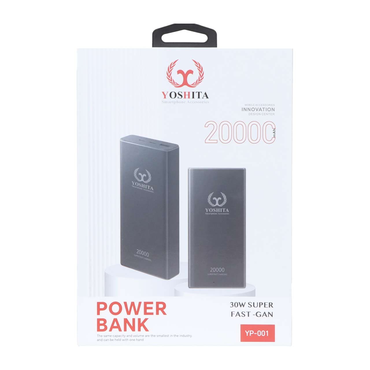 پاوربانک 20000 میلیآمپر یوشیتا مدل YP-001 با توان 30 واتی — تصویر ۷