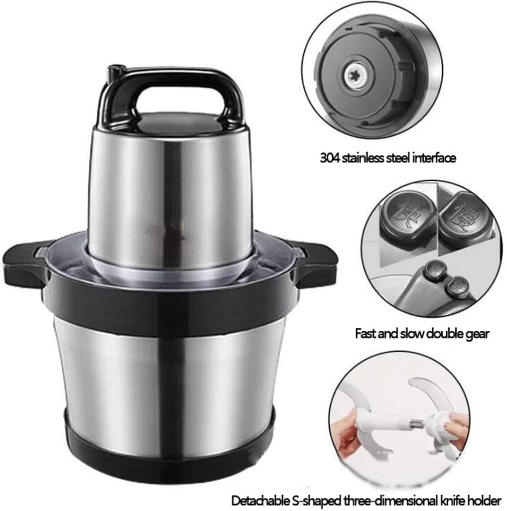 خرد کن کوکینگ استیل شش لیتری Cooking 6L توان 1000 وات — تصویر ۹