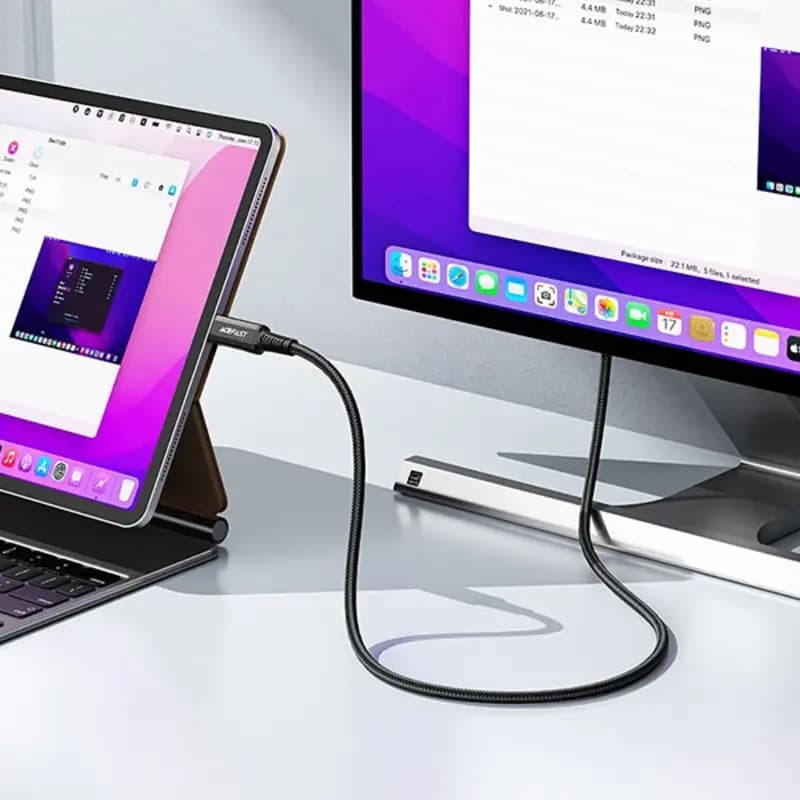 کابل USB-C به HDMI ایسفست ACEFAST USB-C to HDMI C1-10 — تصویر ۳