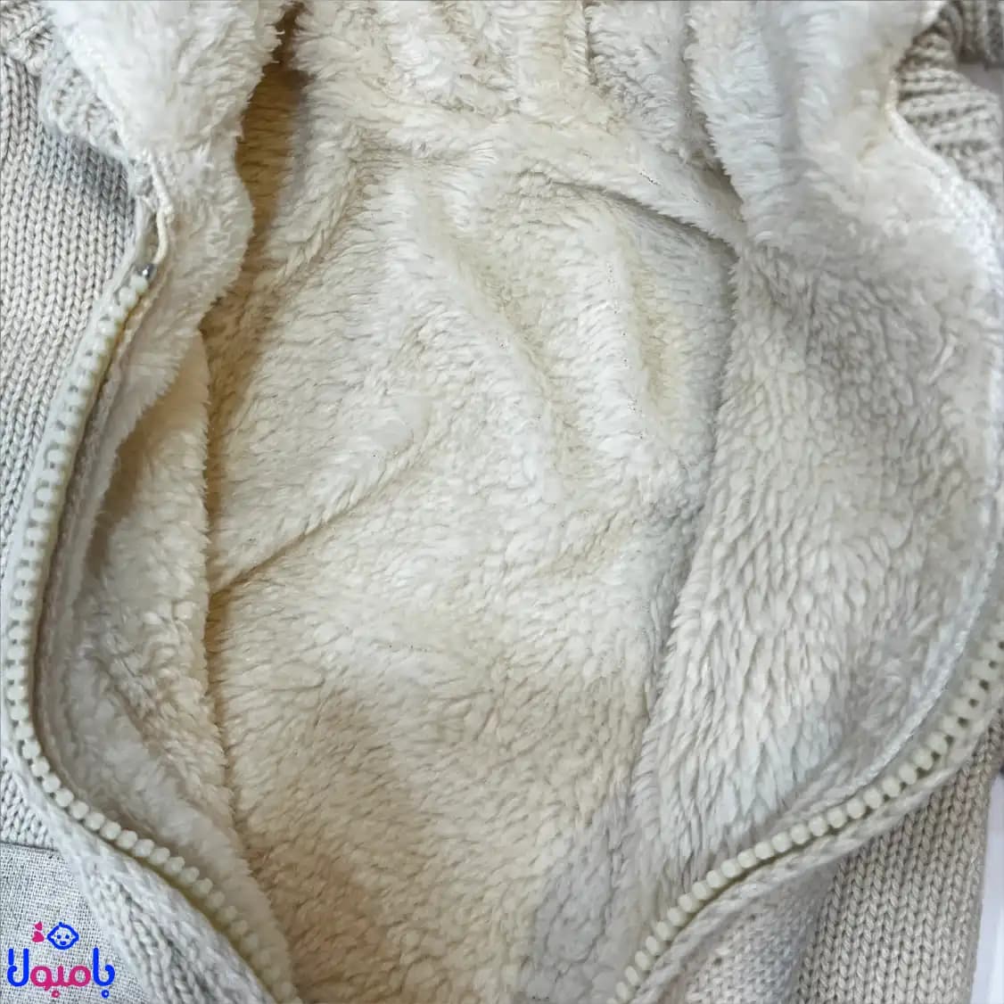 سرهمی بافت کلاهدار نسکافه ای مدل خرگوشی سایز 0تا3 ماهگی — تصویر ۷