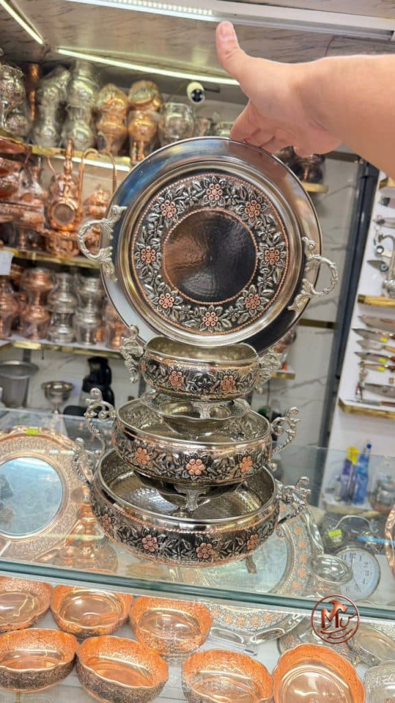 ست پذیرایی مسی طلوع اقتصادی