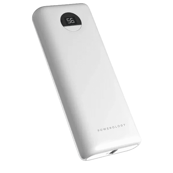 پاور بانک دو پورت 30 وات با ظرفیت 20000mAh پاورولوژی مدل PPBCHA05-WH