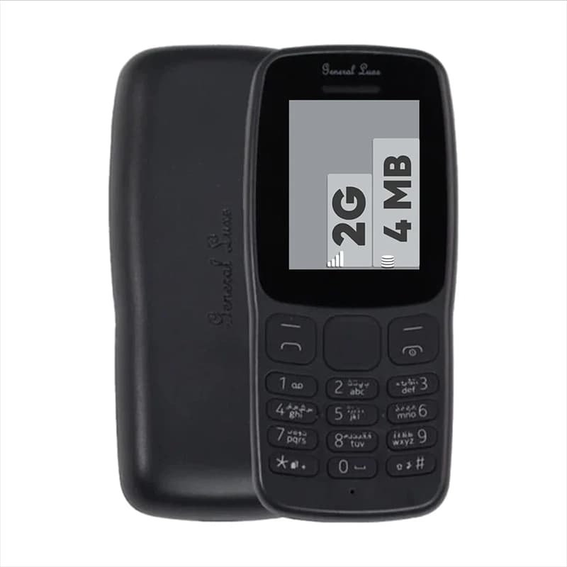گوشی موبایل جنرال لوکس مدل 106 دو سيم کارت ظرفیت 4 مگابایت — تصویر ۳