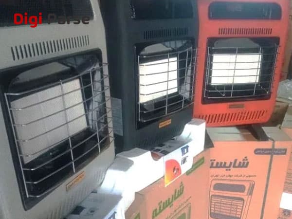بخاری بدون دودکش تابشی (سرامیکی) شایسته مدل JK410 — تصویر ۴