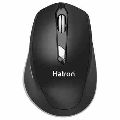 موس بی سیم HATRON HMW122SL SILENT – مشکی — تصویر ۵