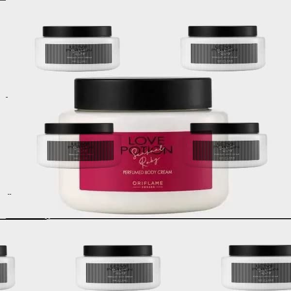 کرم بدن عطری لاوپوشن سنشوال رابی اوریفلیم Love Potion Sensual Ruby Perfumed Body Cream