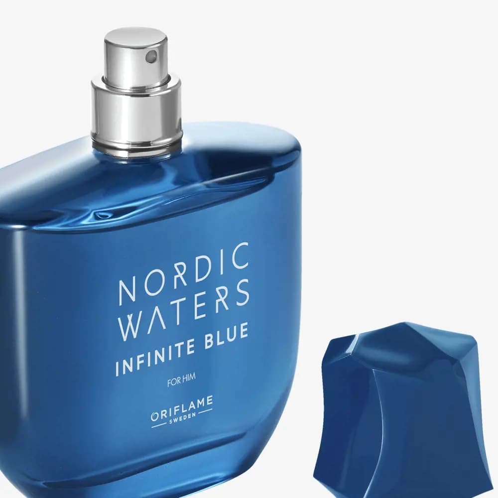 پرفیوم مردانه نوردیک واترز اینفینیت بلو اوریفلیم Nordic Waters Infinite Blue for Him Eau de Parfum — تصویر ۸