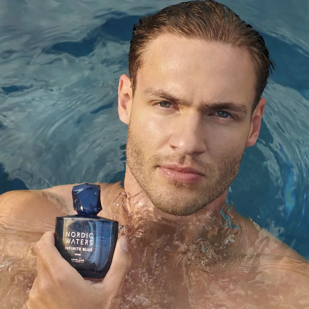 پرفیوم مردانه نوردیک واترز اینفینیت بلو اوریفلیم Nordic Waters Infinite Blue for Him Eau de Parfum — تصویر ۵