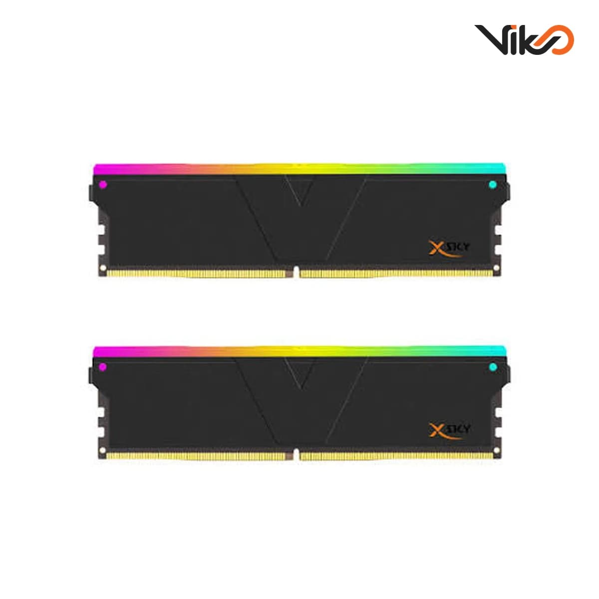 رم کامپیوتر DDR5 دو کاناله 6000 مگاهرتز CL36 وی کالر مدل Manta XSky AMD EXPO ظرفیت 32 گیگابایت