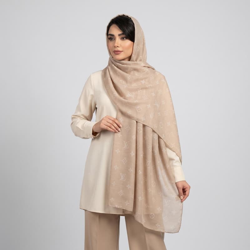 شال زنانه مدل نخی ساده بهاره 1402کد ana -2061 — تصویر ۱۰