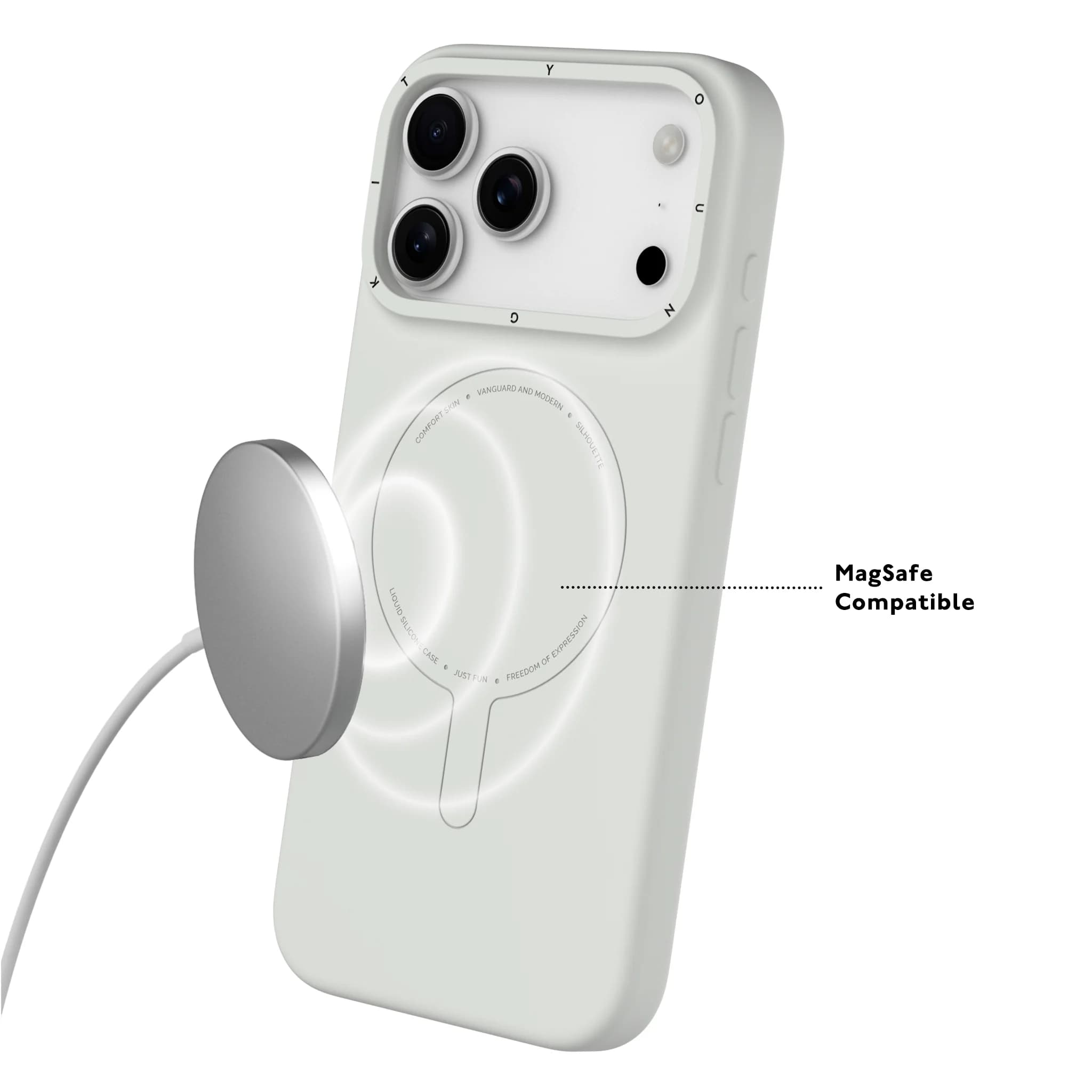 کاور سیلیکون YOUNGKIT مدل Morandi Silicone مناسب برای iPhone 17 Pro — تصویر ۵