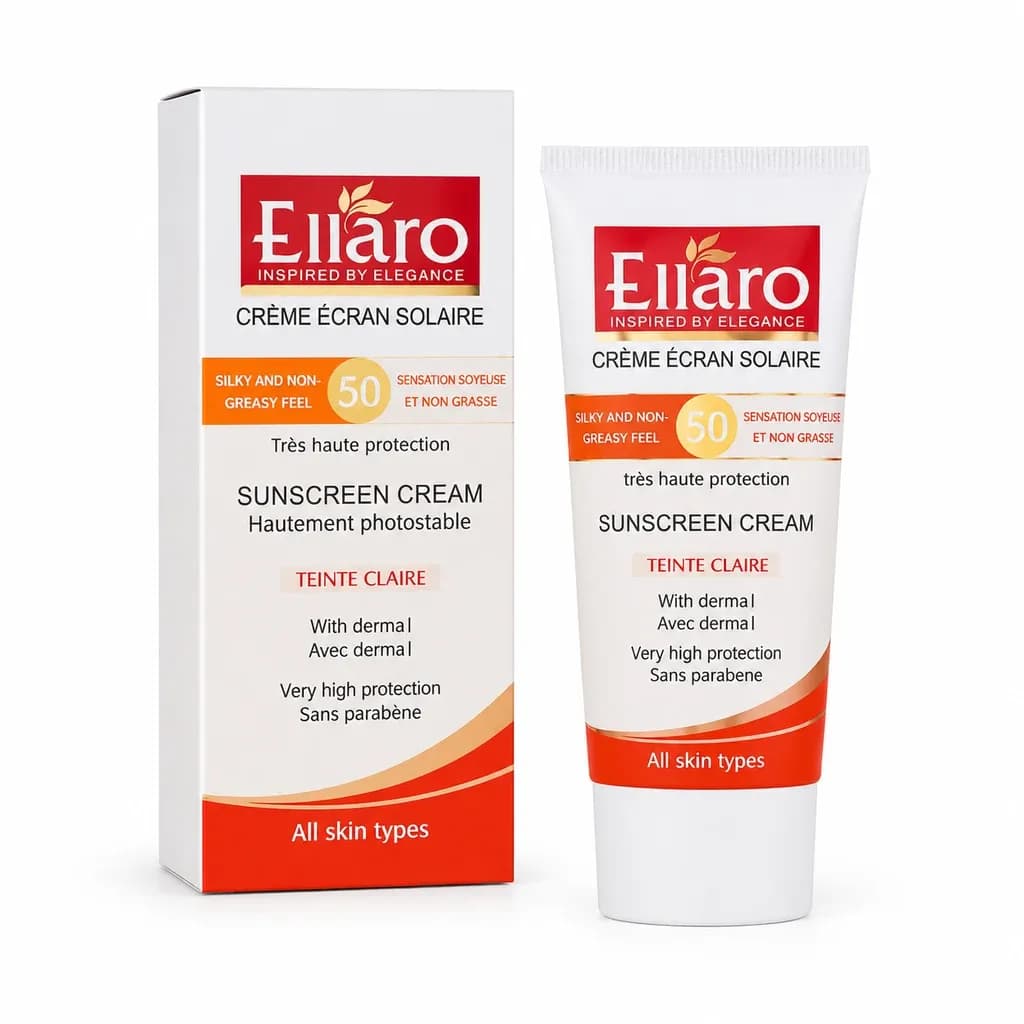 کرم ضد آفتاب الارو مدل Teinte Claire (بژ روشن) حجم ۵۰ میل Spf50 — تصویر ۴