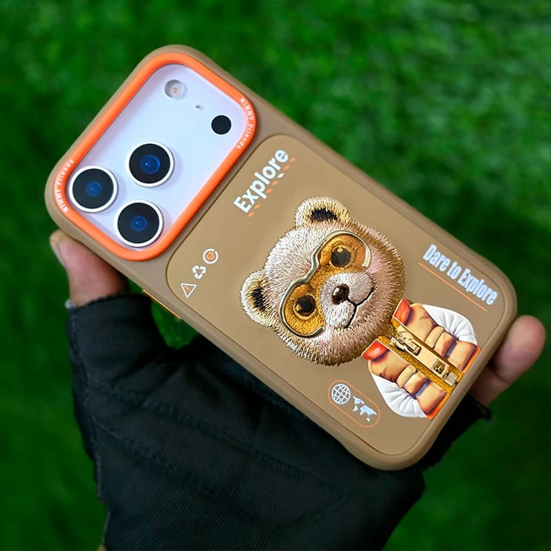 کاور NIMMY مدل 3D Embroidery Winter Jacket مناسب برای iPhone 17 ProMax — تصویر ۴